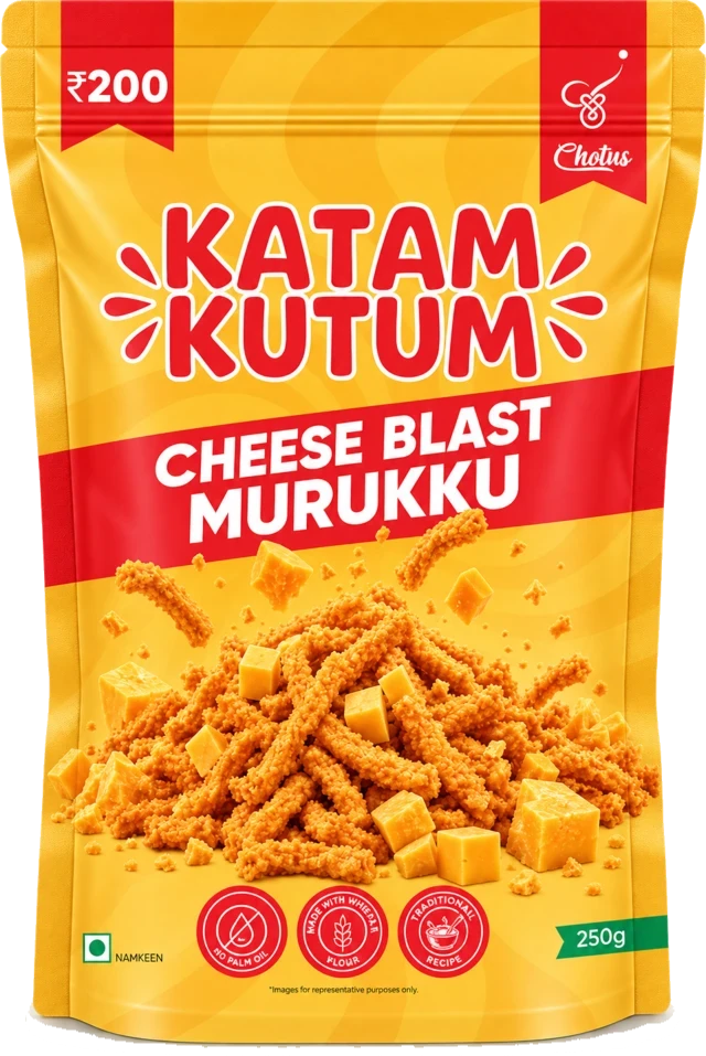 Cheese Blast flavoured murukku pack