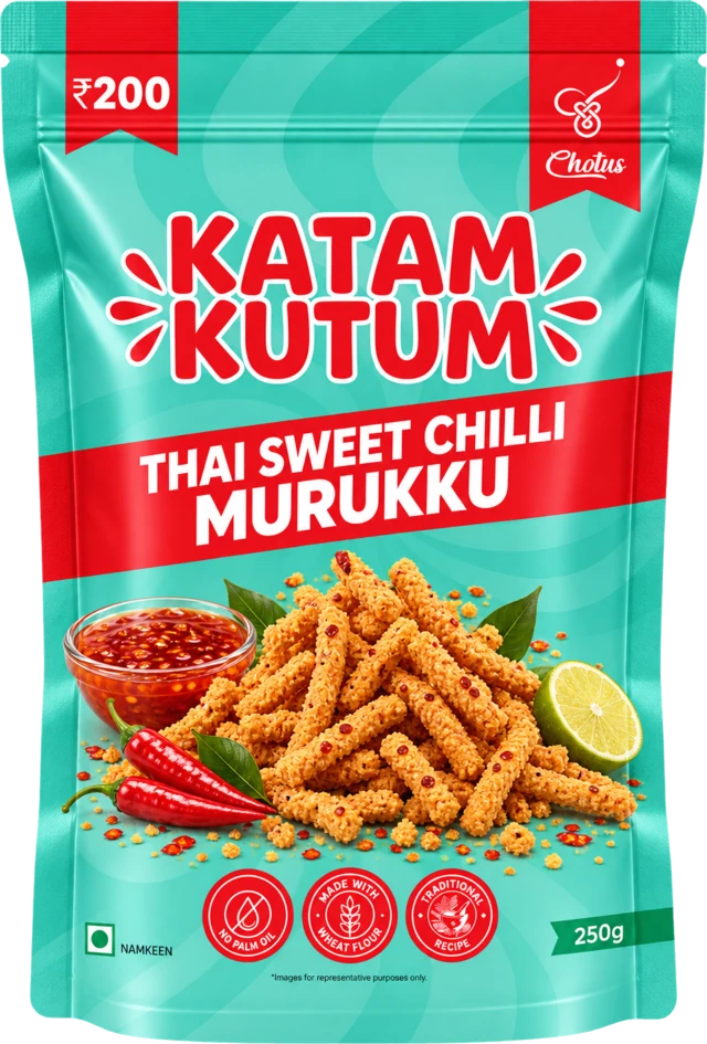 Thai Sweet Chilli flavoured murukku pack